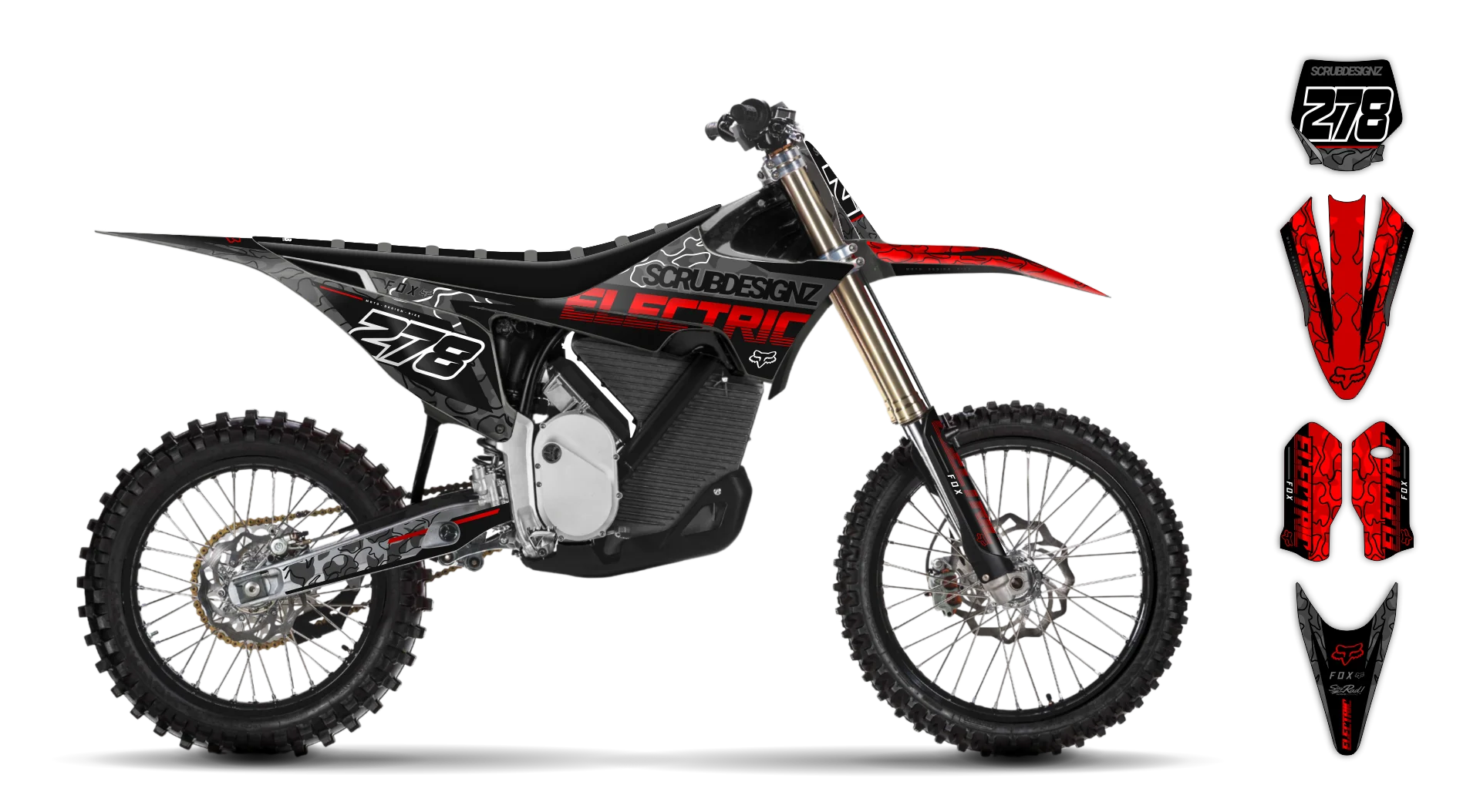 Graphics Kit - Stark - Varg EX - 2023-2025 - Shapeshifter - R1