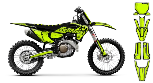 Graphics Kit - Husqvarna 14-> TE-FE Series - 2016 - Fluo Artlex - ST