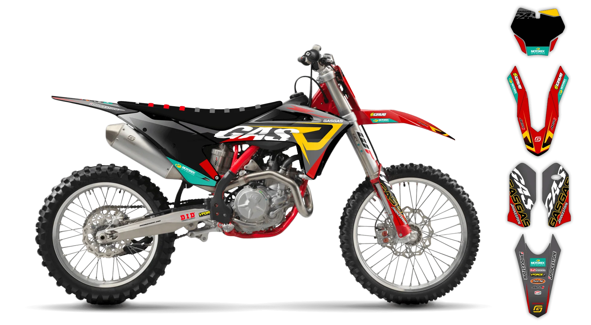 Graphics Kit - Gas Gas - EC EC-F Series - 2014-2017 - G4 - R2