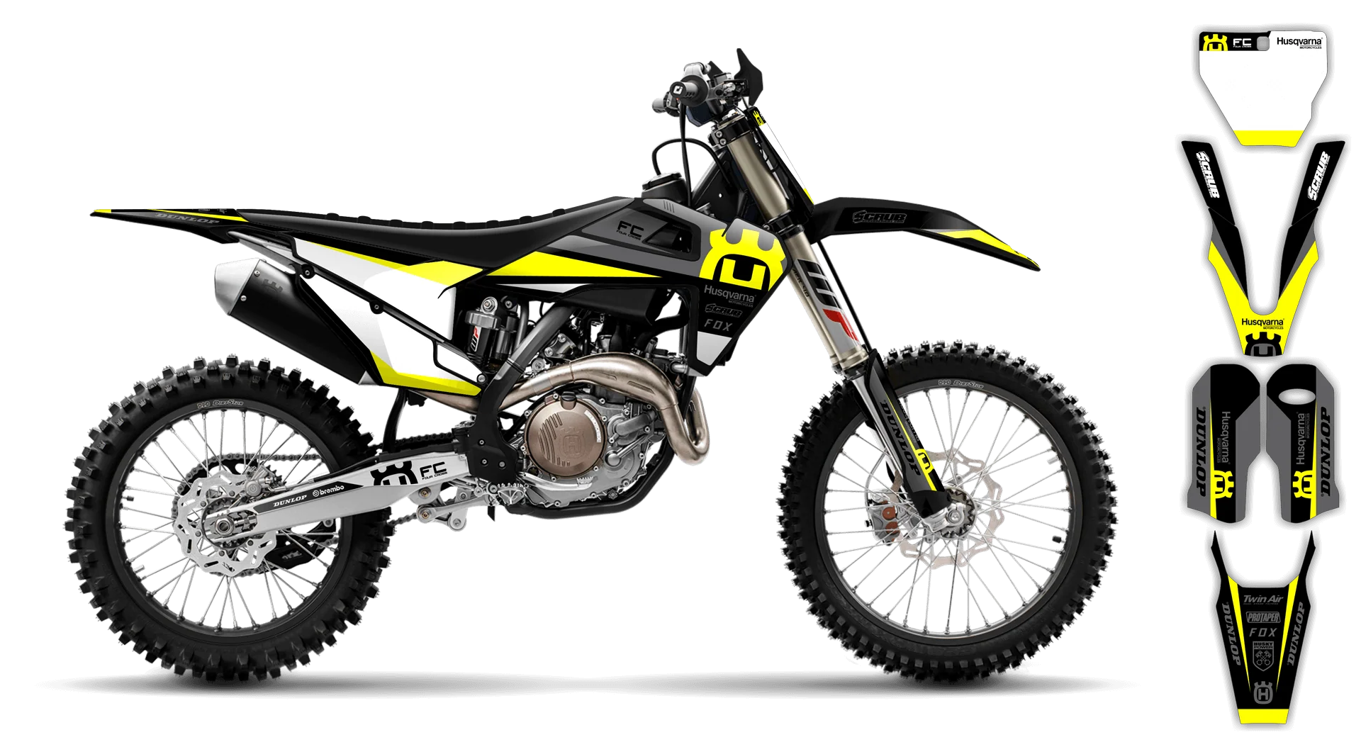 Graphics Kit - Husqvarna 14-> TC-FC-FX Series - 2019-2022 - H7 - R2