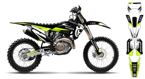 Graphics Kit - Husqvarna 14-> TE-FE Series - 2020-2023 - Fluo H-SE1057 - ST
