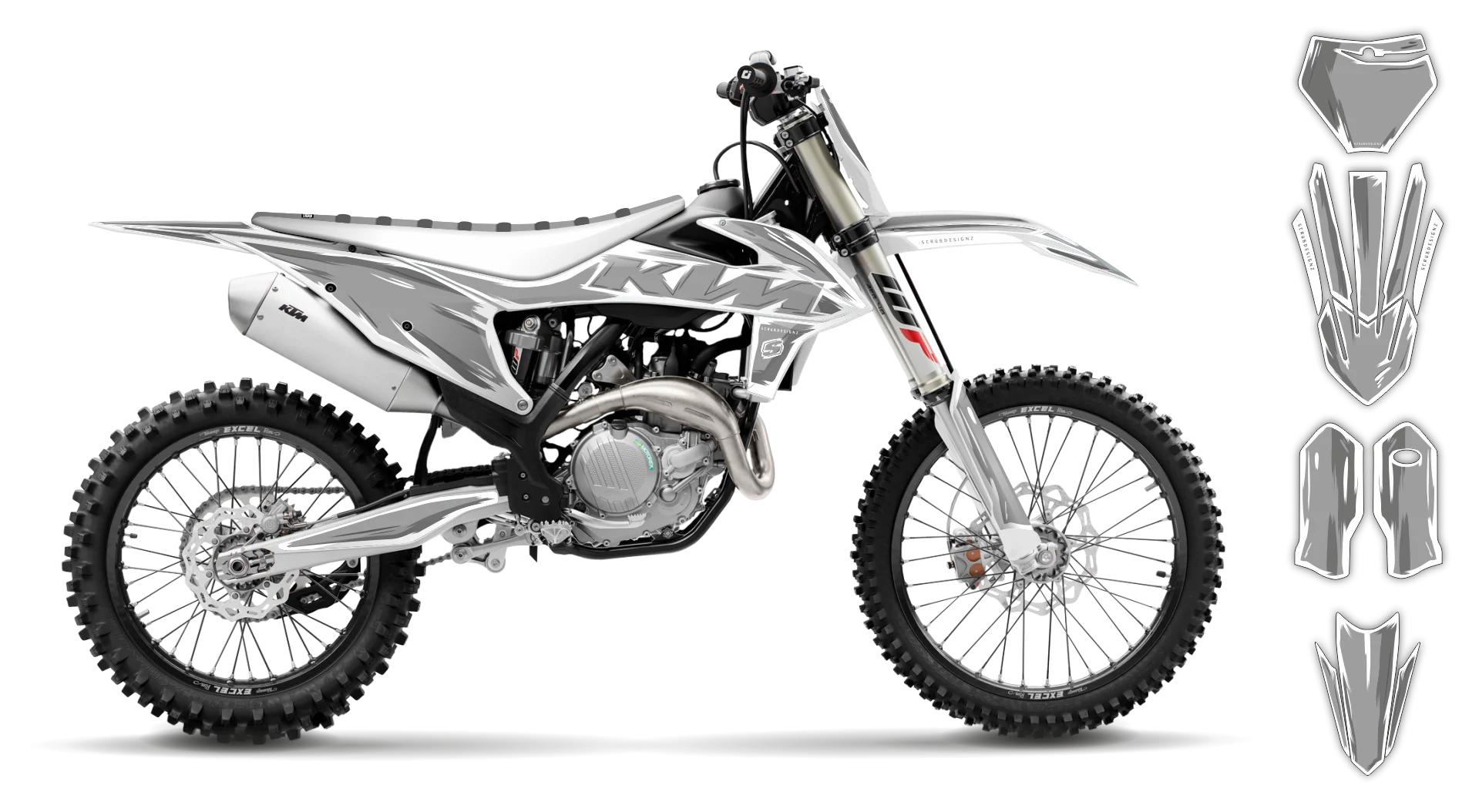 Graphics Kit - KTM - SX SX-F / XC XC-F - 2019-2022 - Artlex - R4