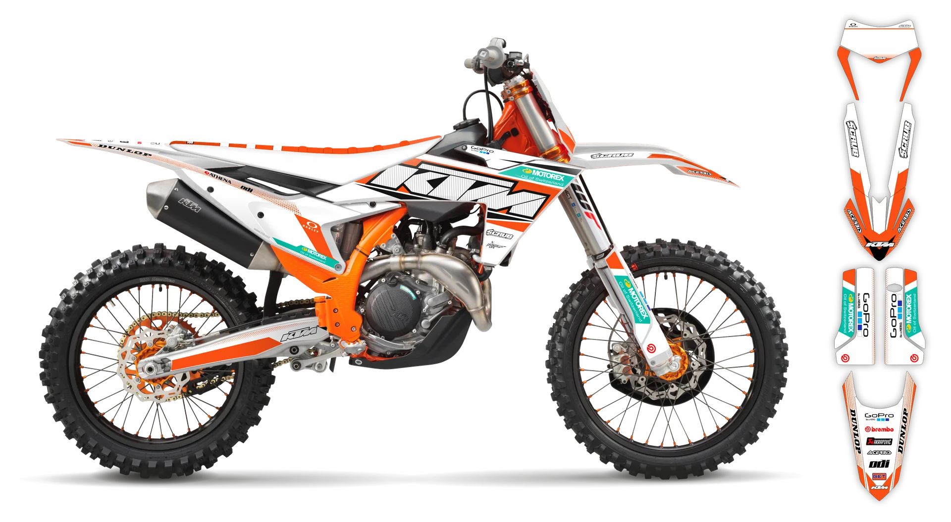 Graphics Kit - KTM - EXC EXC-F / XC-W XCF-W - 2024-2025 - K11 - R2