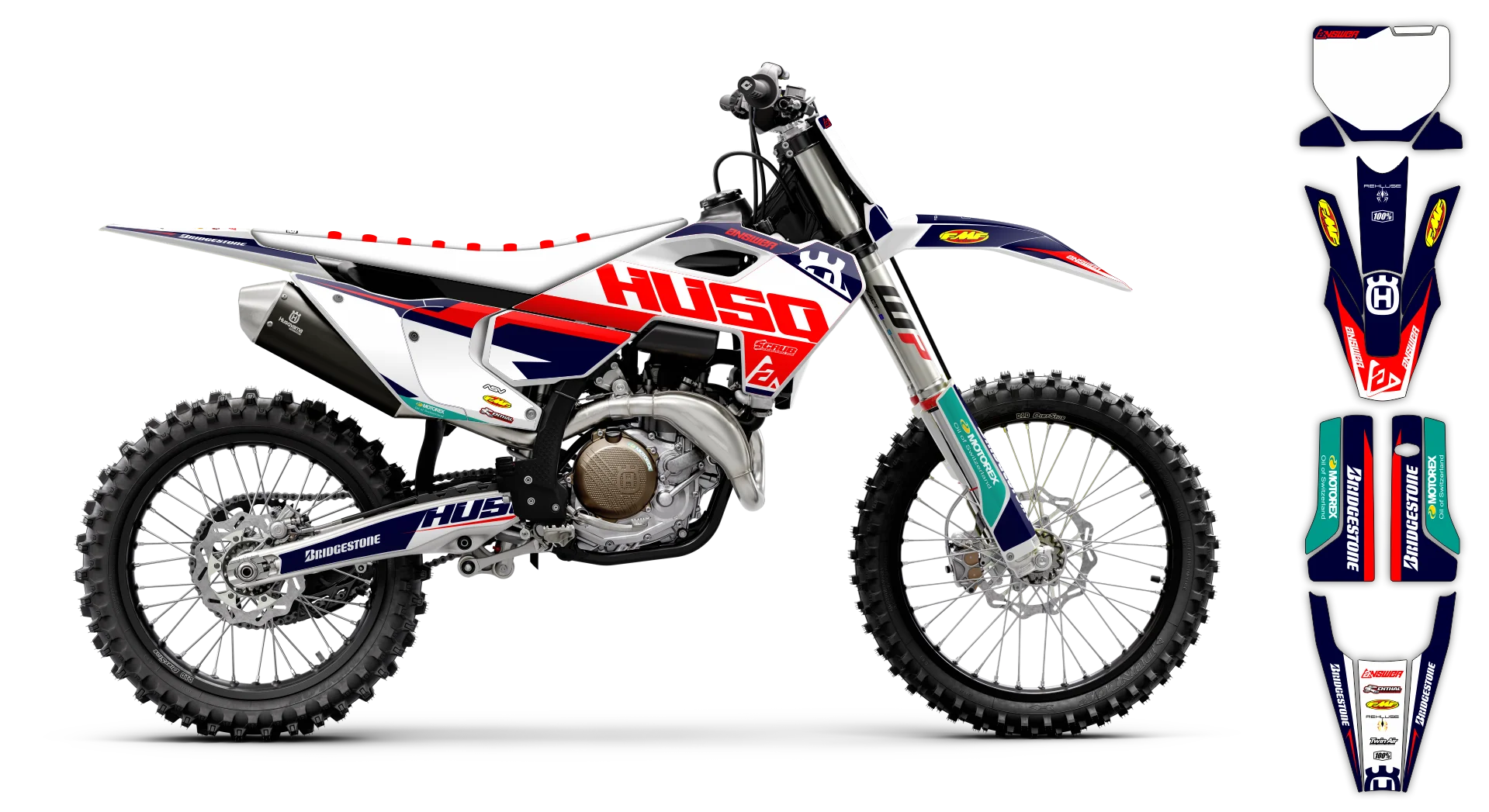 Graphics Kit - Husqvarna 14-> TC-FC-FX Series - 2023-2024 - H-SE1060 - R1