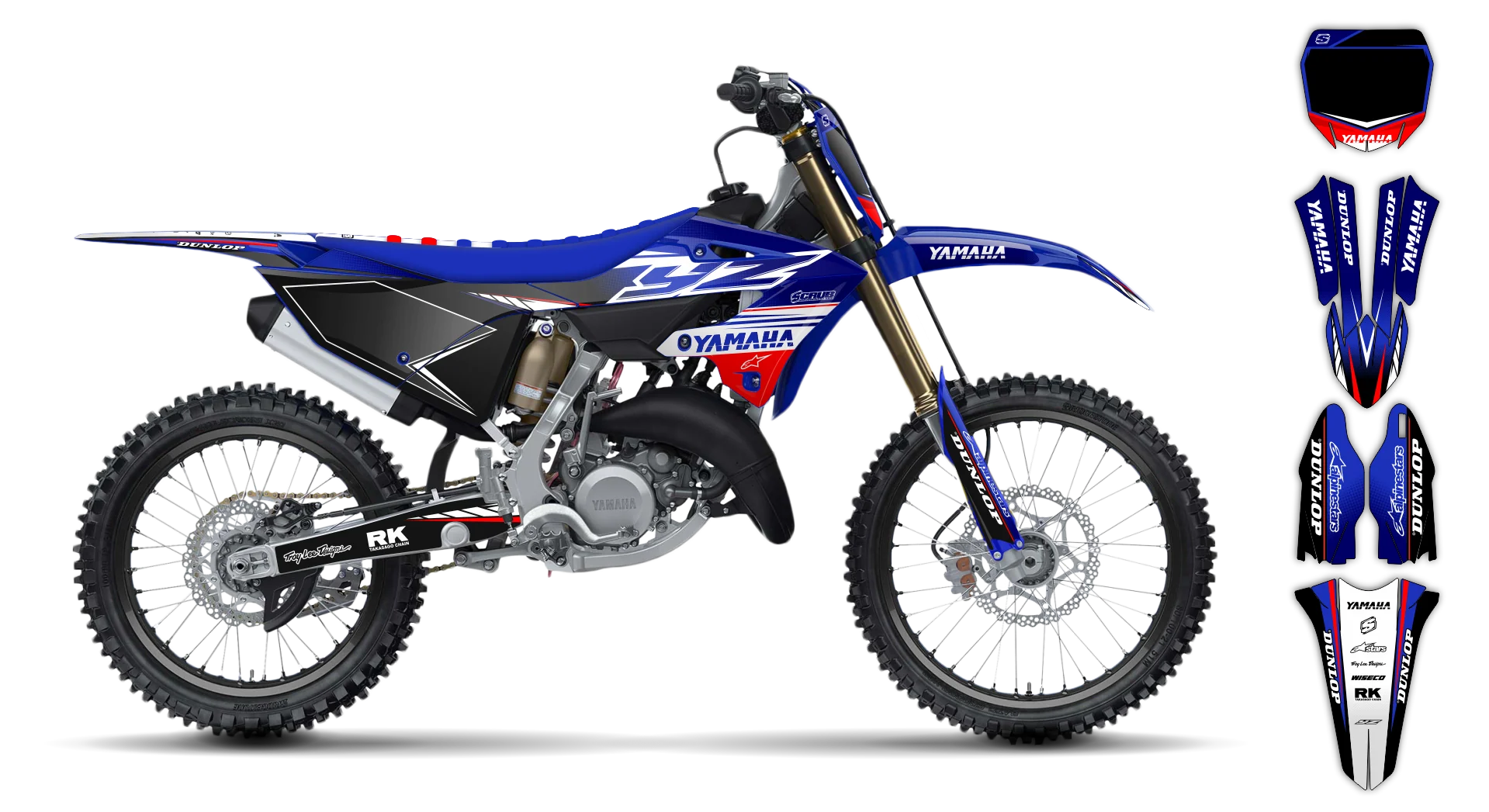 Graphics Kit - Yamaha - YZ 85 - 2022-2025 - Boognish - LE