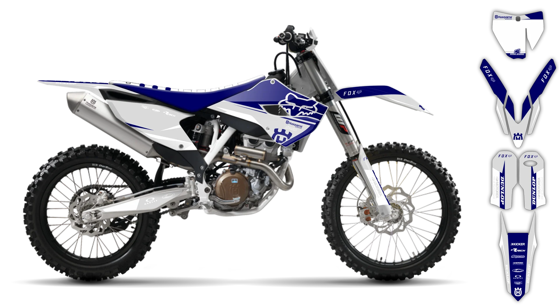 Graphics Kit - Husqvarna 14-> TC-FC-FX Series - 2015 - H-SE1068 - R2