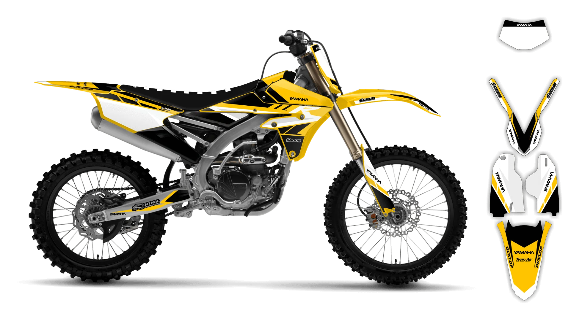Graphics Kit - Yamaha - WR450F - 2016-2018 - Sukuba - R2