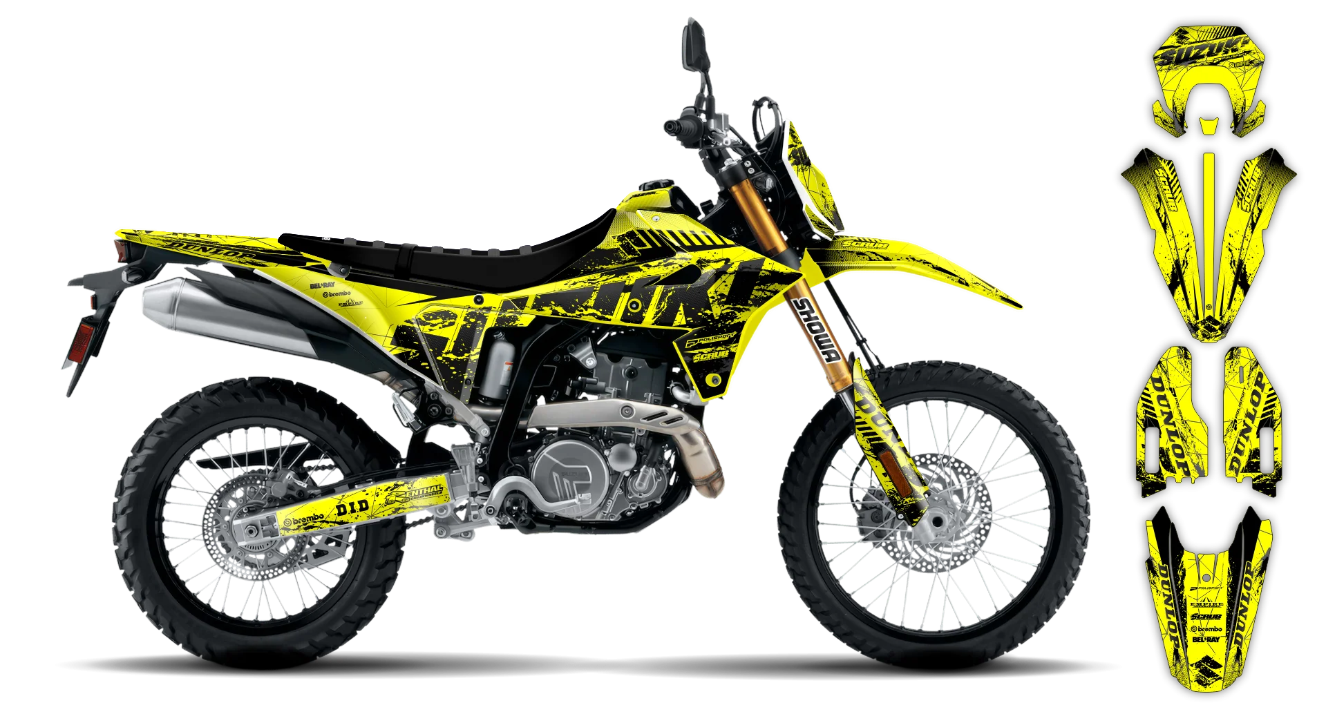 Graphics Kit - Suzuki - DR-Z4S Enduro - 2025-2026 - SE1079 - R3