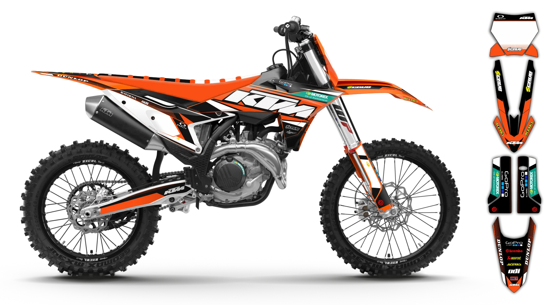 Graphics Kit - KTM - SX SX-F / XC XC-F - 2025 - K11 - ST