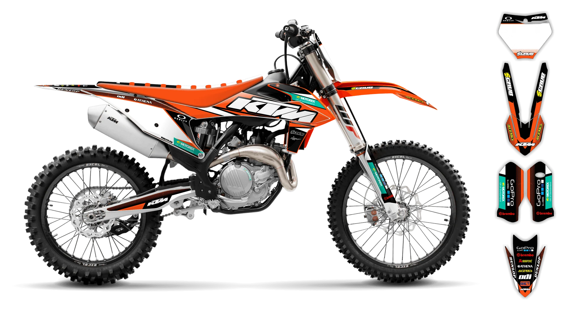 Graphics Kit - KTM - SX SX-F / XC XC-F - 2019-2022 - K11 - ST