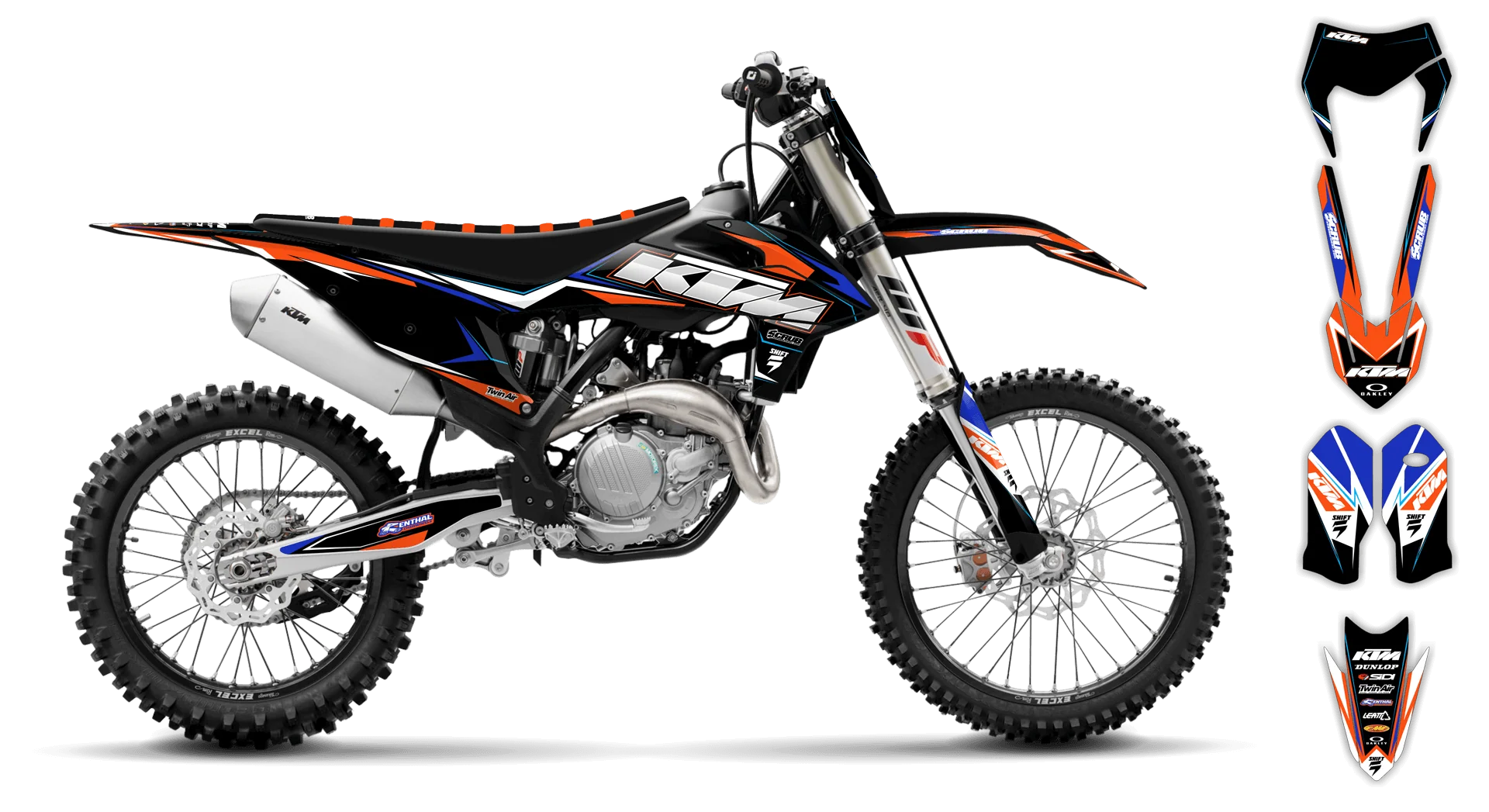 Graphics Kit - KTM - EXC EXC-F / XC-W XCF-W - 2020-2023 - K4 - LE