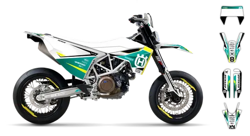 Graphics Kit - Husqvarna 14-> SM 701 - 2016-2024 - Blind - ST