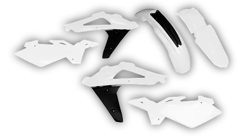 Plastics Kit - Husqvarna 05-13 - TE 310 - 2008-2013 - Full Kit - White