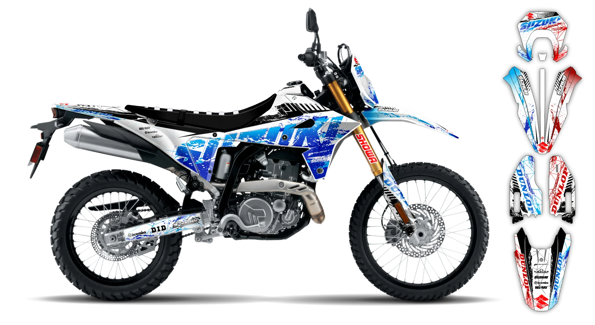 Graphics Kit - Suzuki - DR-Z4S Enduro - 2025-2026 - SE1079 - ST