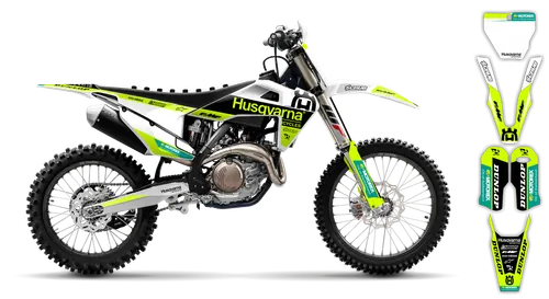 Graphics Kit - Husqvarna 14-> TC-FC-FX Series - 2019-2022 - Fluo H9 - ST