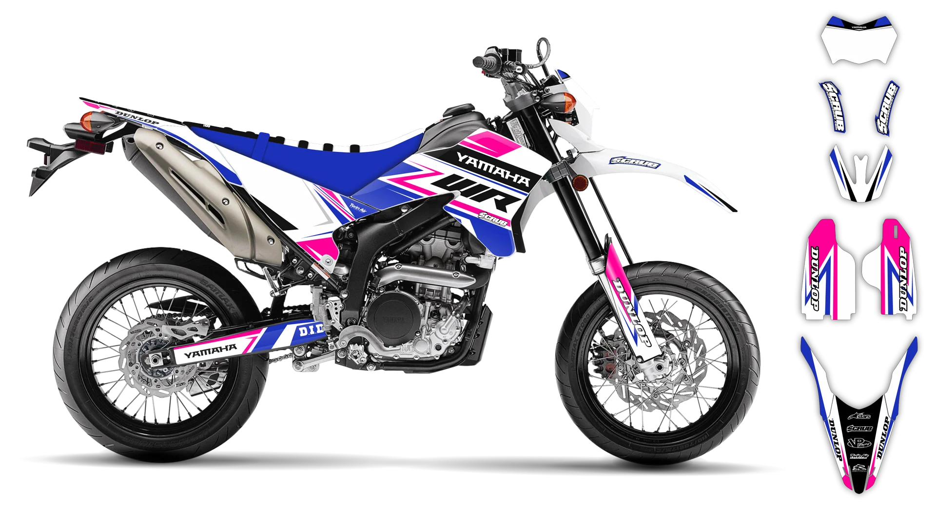Graphics Kit - Yamaha - WR 250X - 2007-2022 - Evolution - R1
