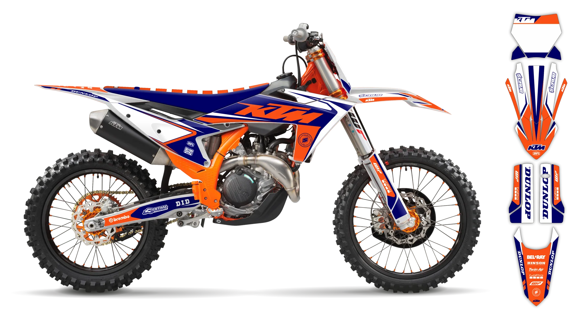 Graphics Kit - KTM - SX SX-F / XC XC-F - 2023-2024 - K17 - R2