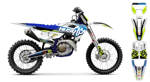 Graphics Kit - Husqvarna 14-> TC 65 - 2024-2025 - Fluo H-SE1056 - ST