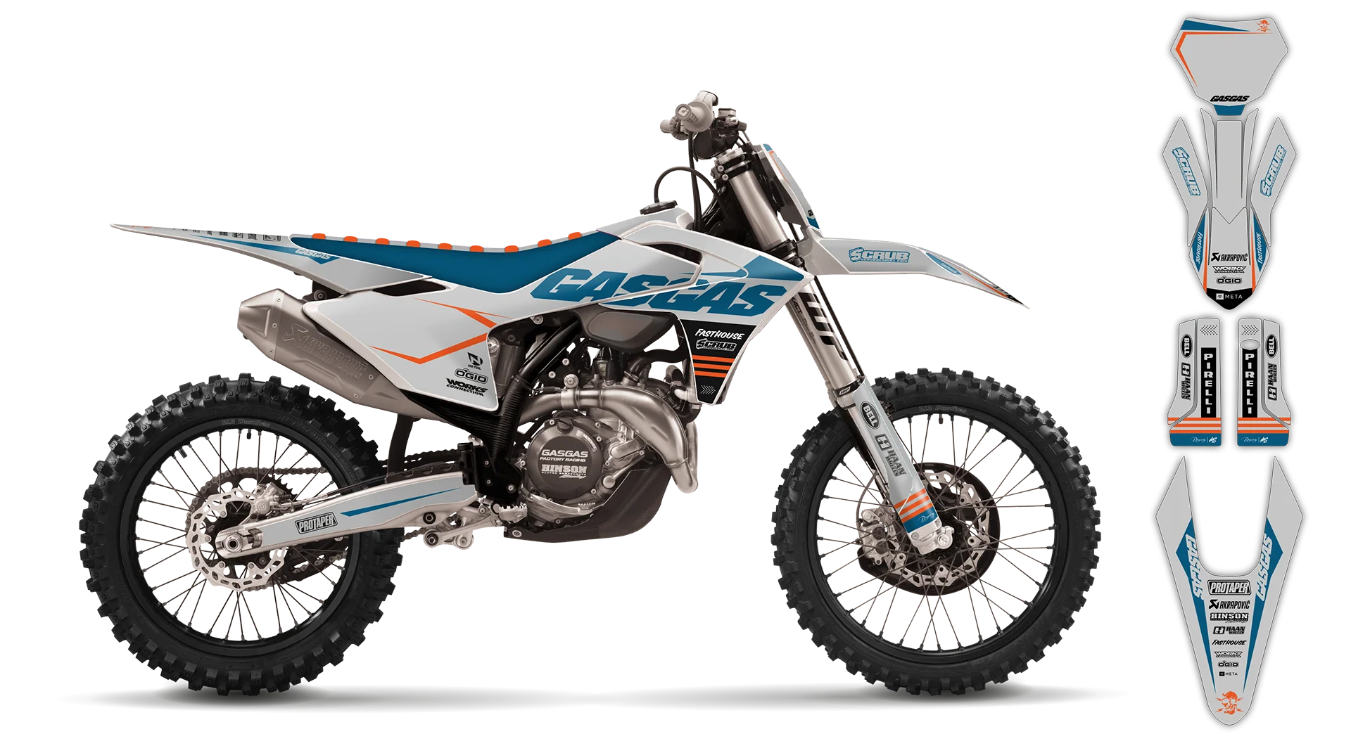 Graphics Kit - Gas Gas - MC 65 - 2024-2025 - Belfry - R2
