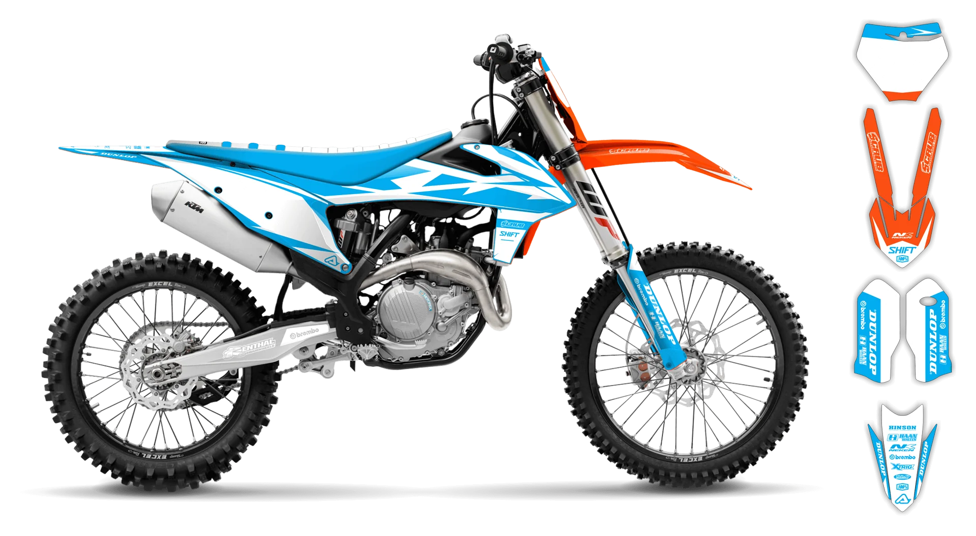 Graphics Kit - KTM - SX SX-F / XC XC-F - 2019-2022 - SE1025 - R4