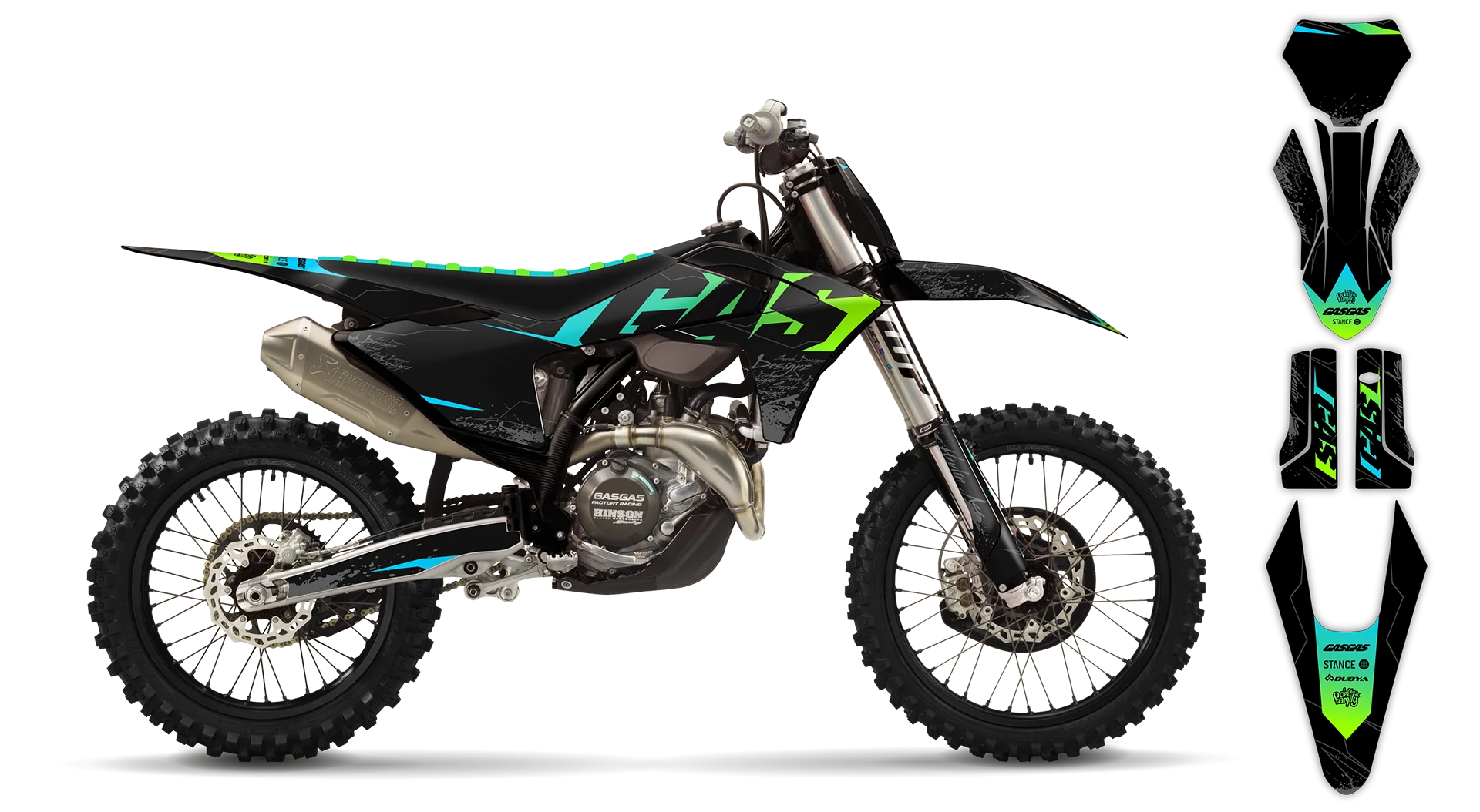 Graphics Kit - Gas Gas - MC 65 - 2024-2025 - Corvell - LE
