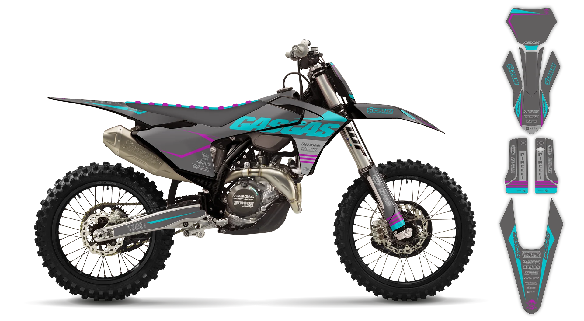 Graphics Kit - Gas Gas - MC 65 - 2024-2025 - Belfry - R3