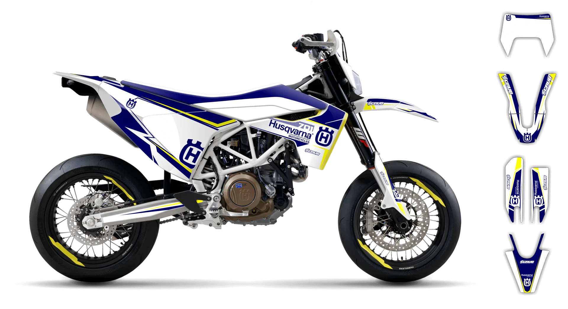 Graphics Kit - Husqvarna 14-> SM 701 - 2016-2024 - H12 - LE