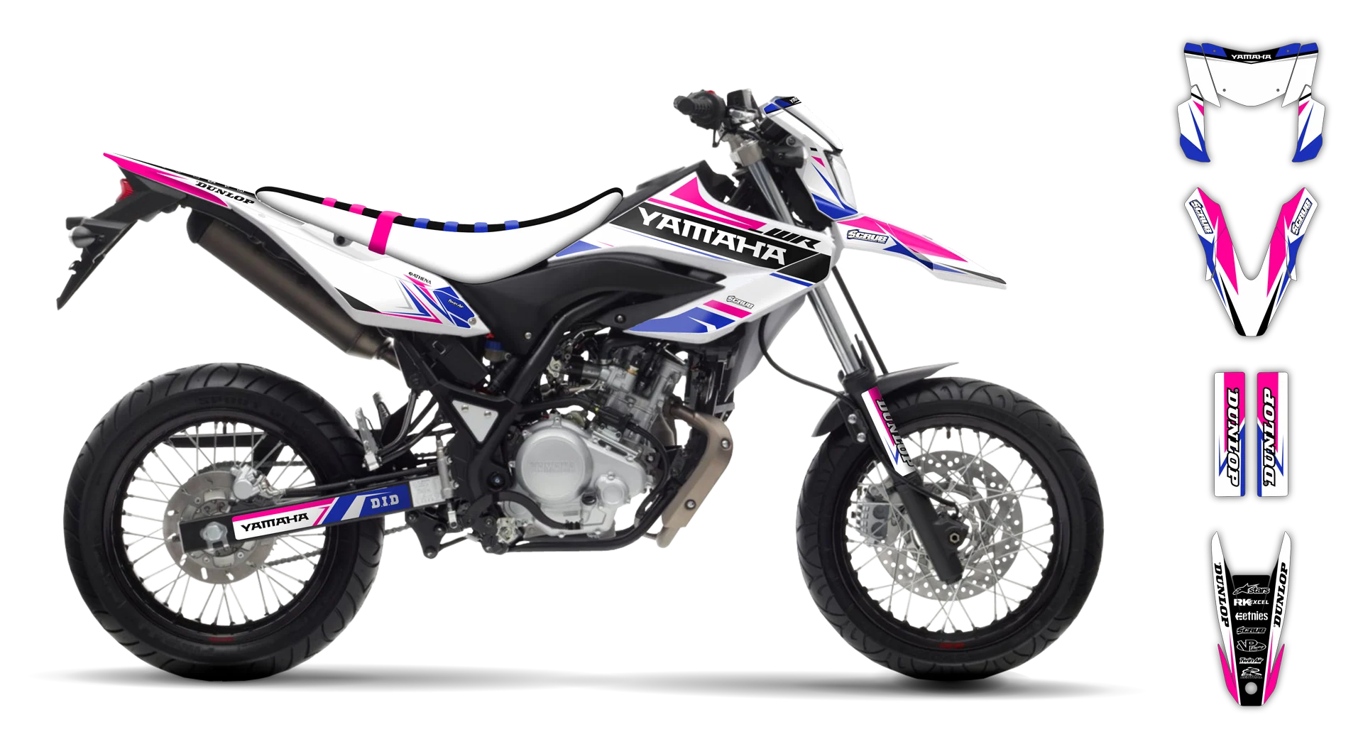 Graphics Kit - Yamaha - WR 125X - 2009-2022 - Evolution - R1