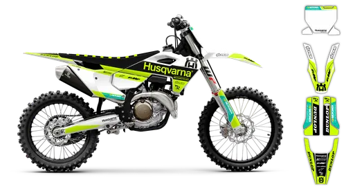 Graphics Kit - Husqvarna 14-> TC-FC-FX Series - 2023-2024 - Fluo H9 - ST