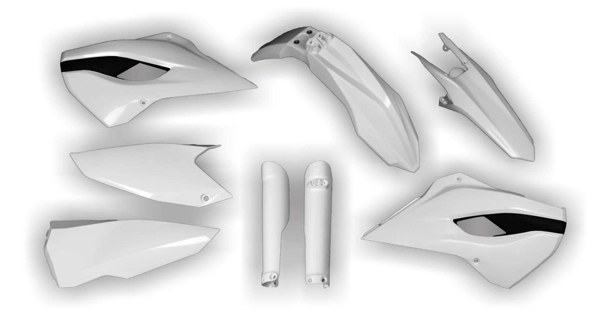 Plastics Kit - Husqvarna 14-> TE-FE Series - 2016 - Full Kit - White
