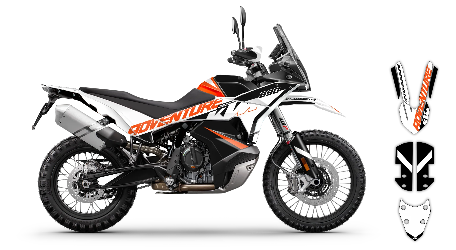 Graphics Kit - KTM - 790 R ADVENTURE - 2023-2024 - Solid - R2