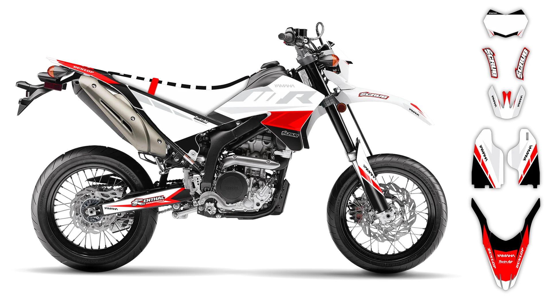 Graphics Kit - Yamaha - WR 250X - 2007-2022 - Sukuba - R4