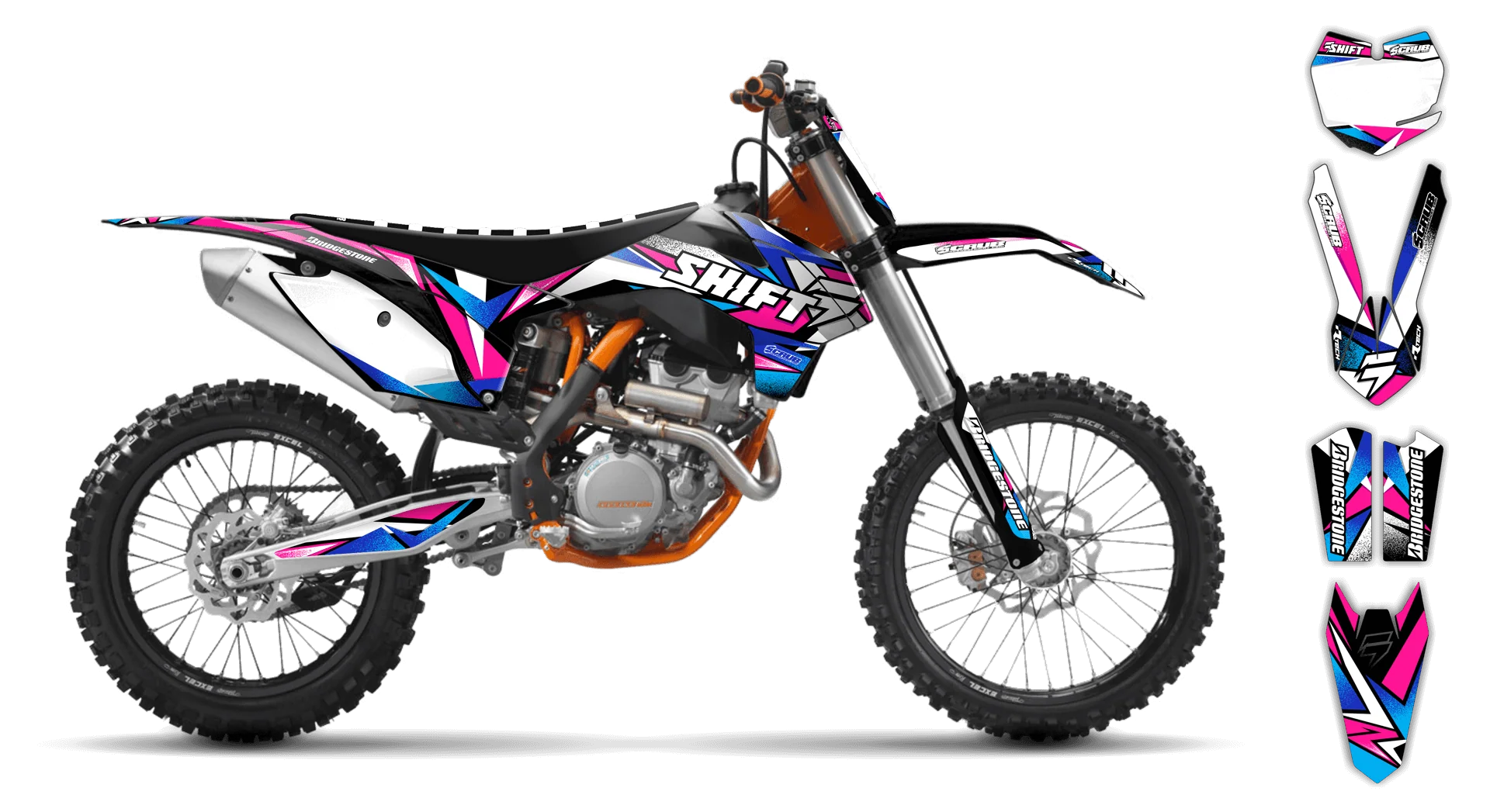 Graphics Kit - KTM - SMR Series - 2005-2007 - X-Rut - R2