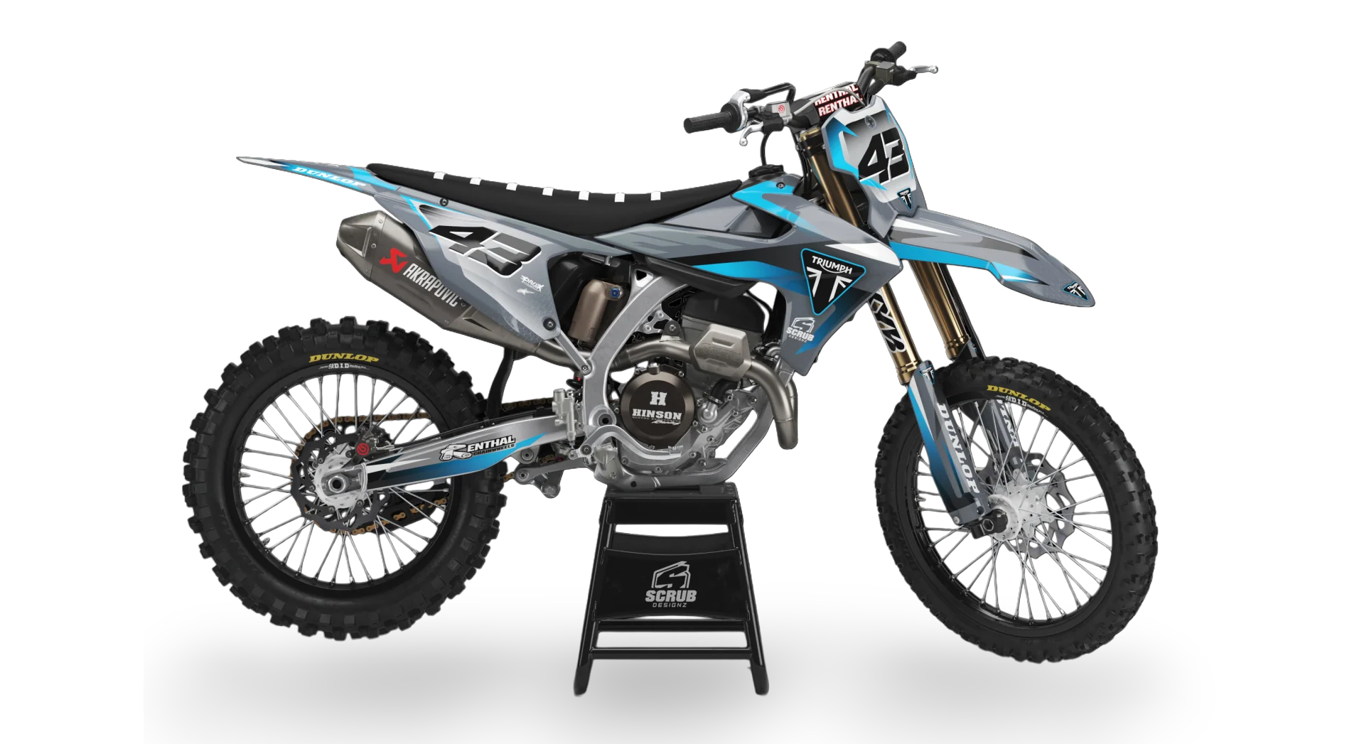 Graphics Kit - Triumph - TF 250-X - 2024-2025 - Outcast - R1