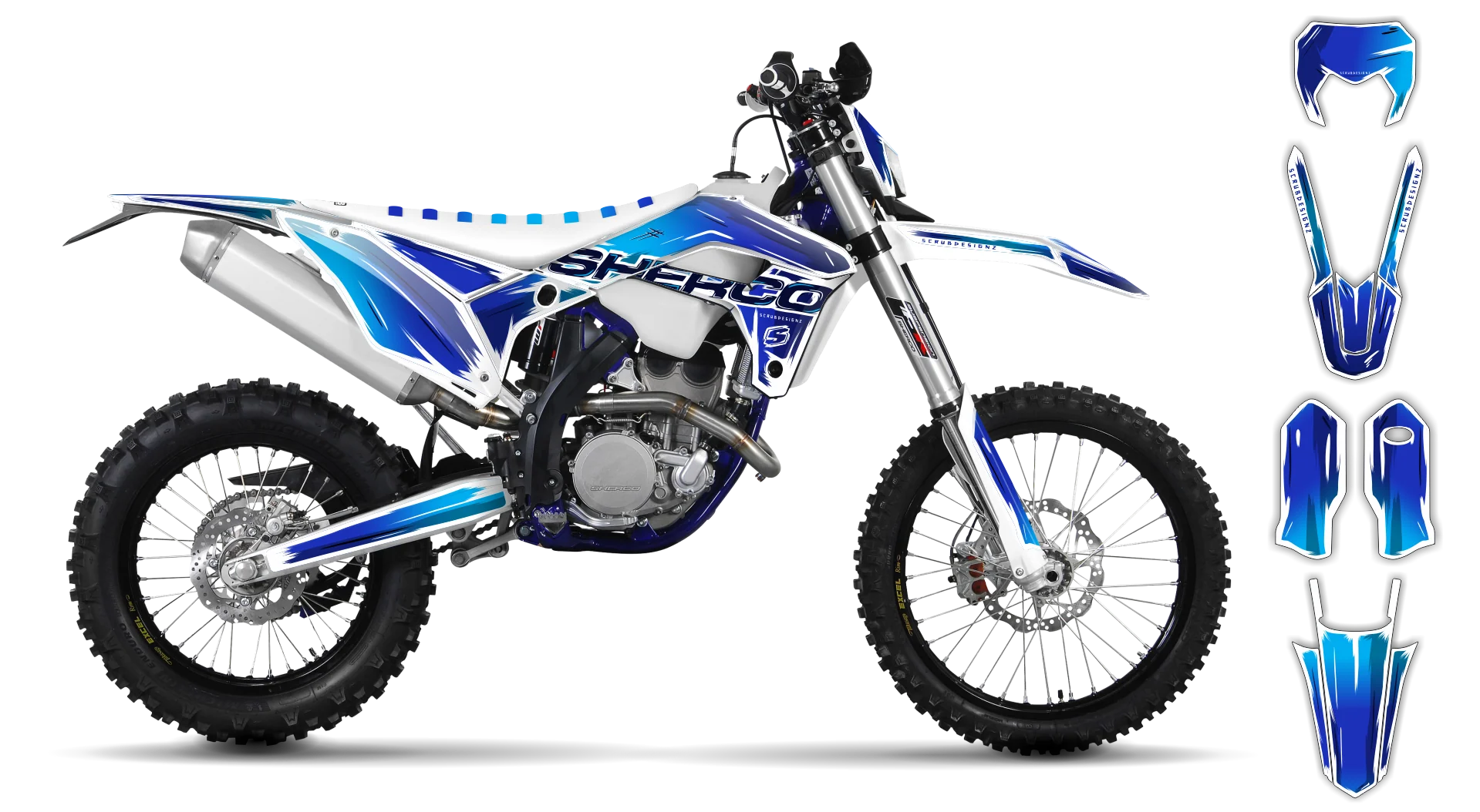 Graphics Kit - Sherco - SE SEF Series - 2024 - Artlex - R4 – Motodisain.ee