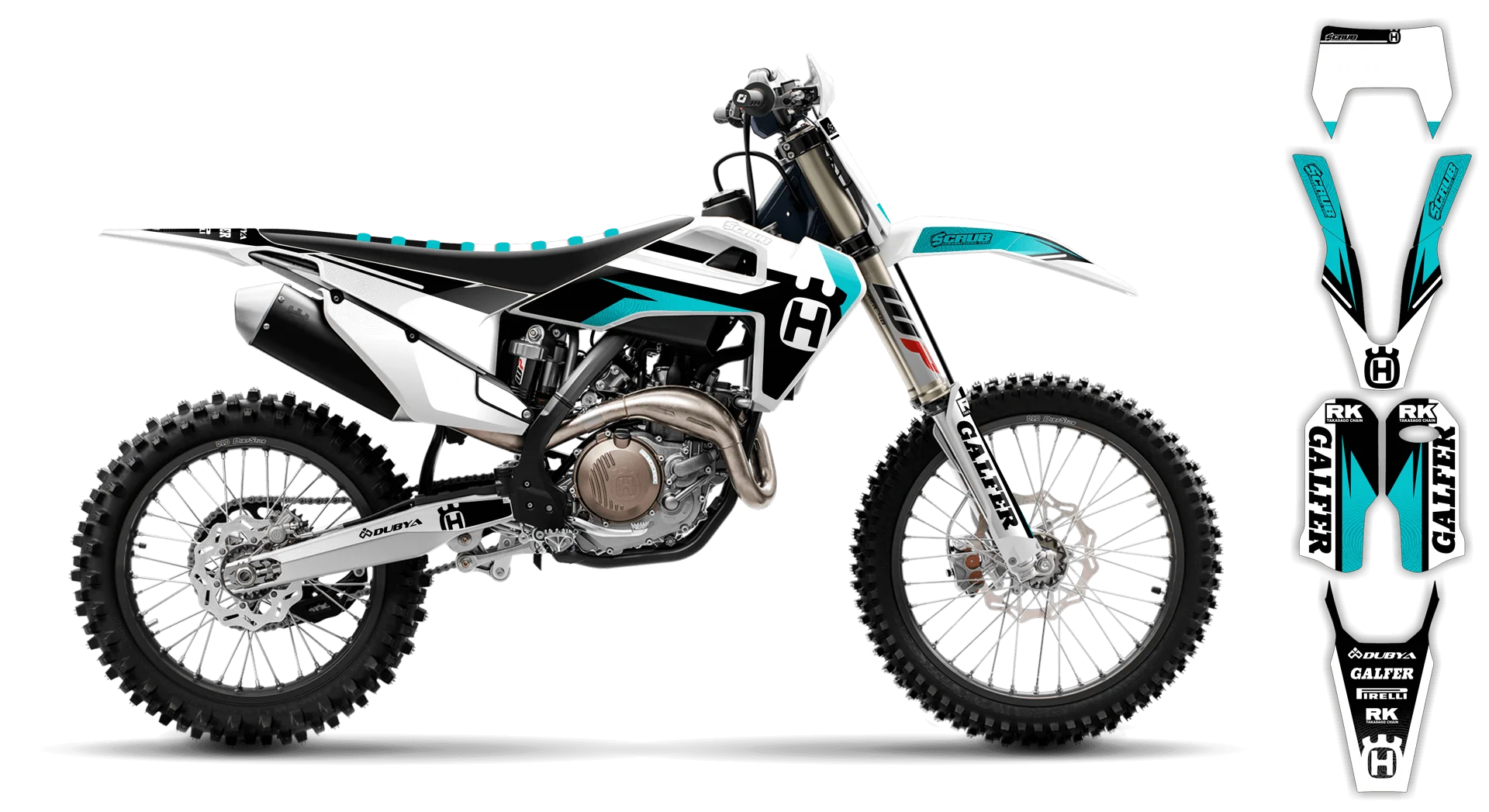 Graphics Kit - Husqvarna 14-> TE-FE Series - 2020-2023 - H11 - R2