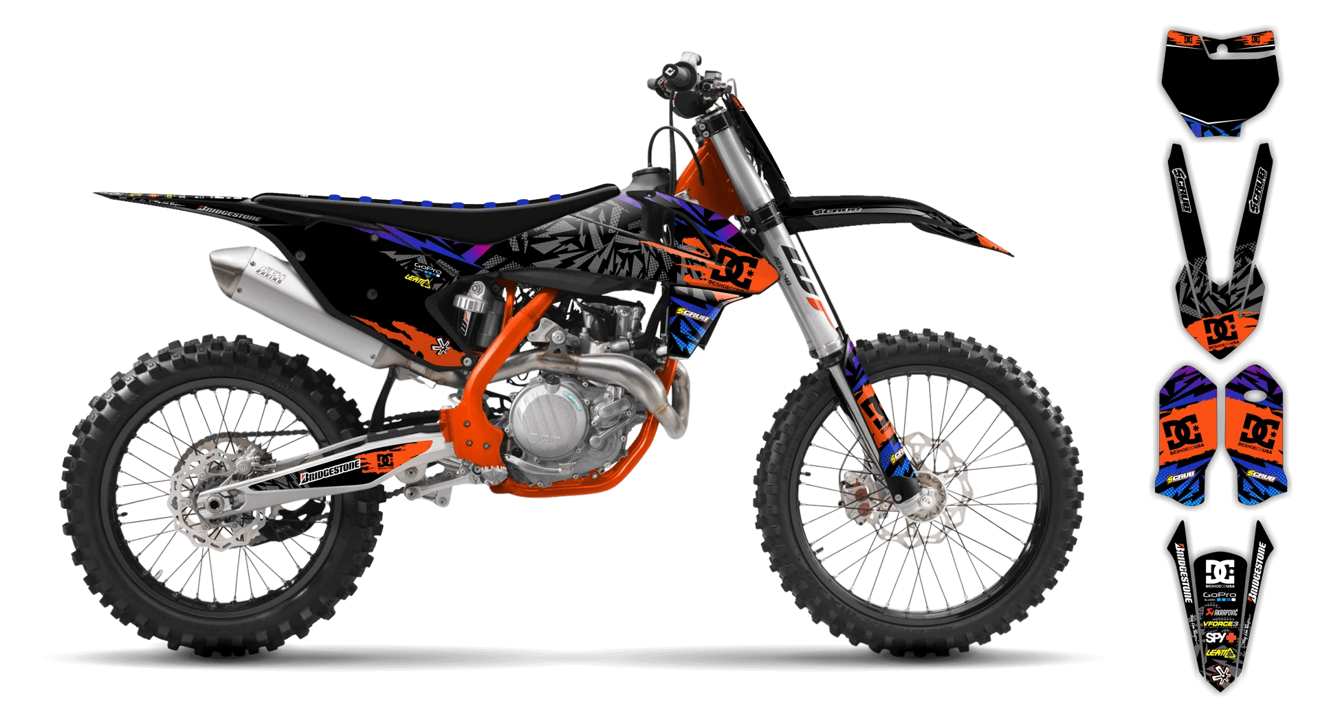Graphics Kit - KTM - SX 50 - 2016-2023 - Kicker - LE
