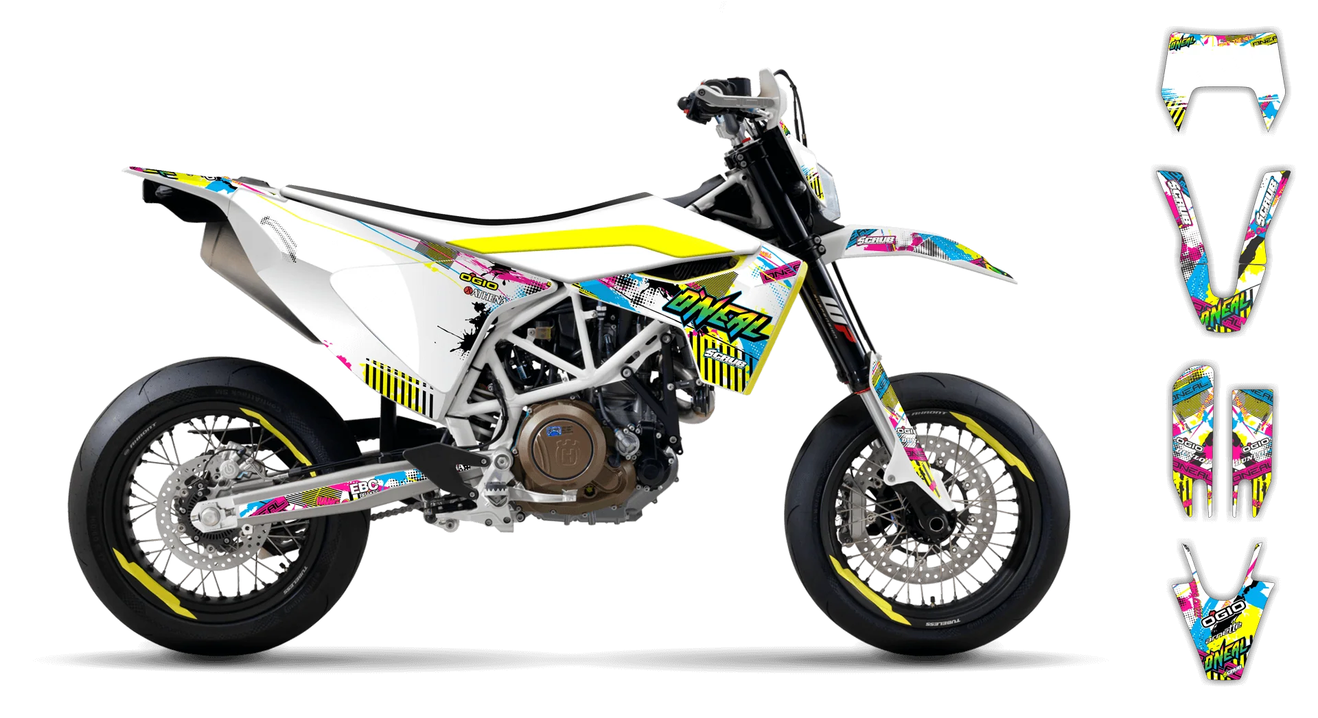 Graphics Kit - Husqvarna 14-> SM 701 - 2016-2024 - H2 - LE