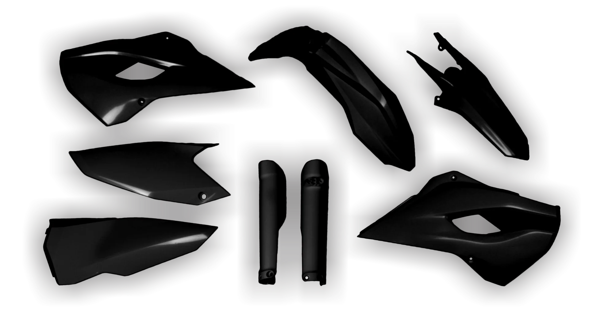 Plastics Kit - Husqvarna 14-> TE-FE Series - 2016 - Full Kit - Black