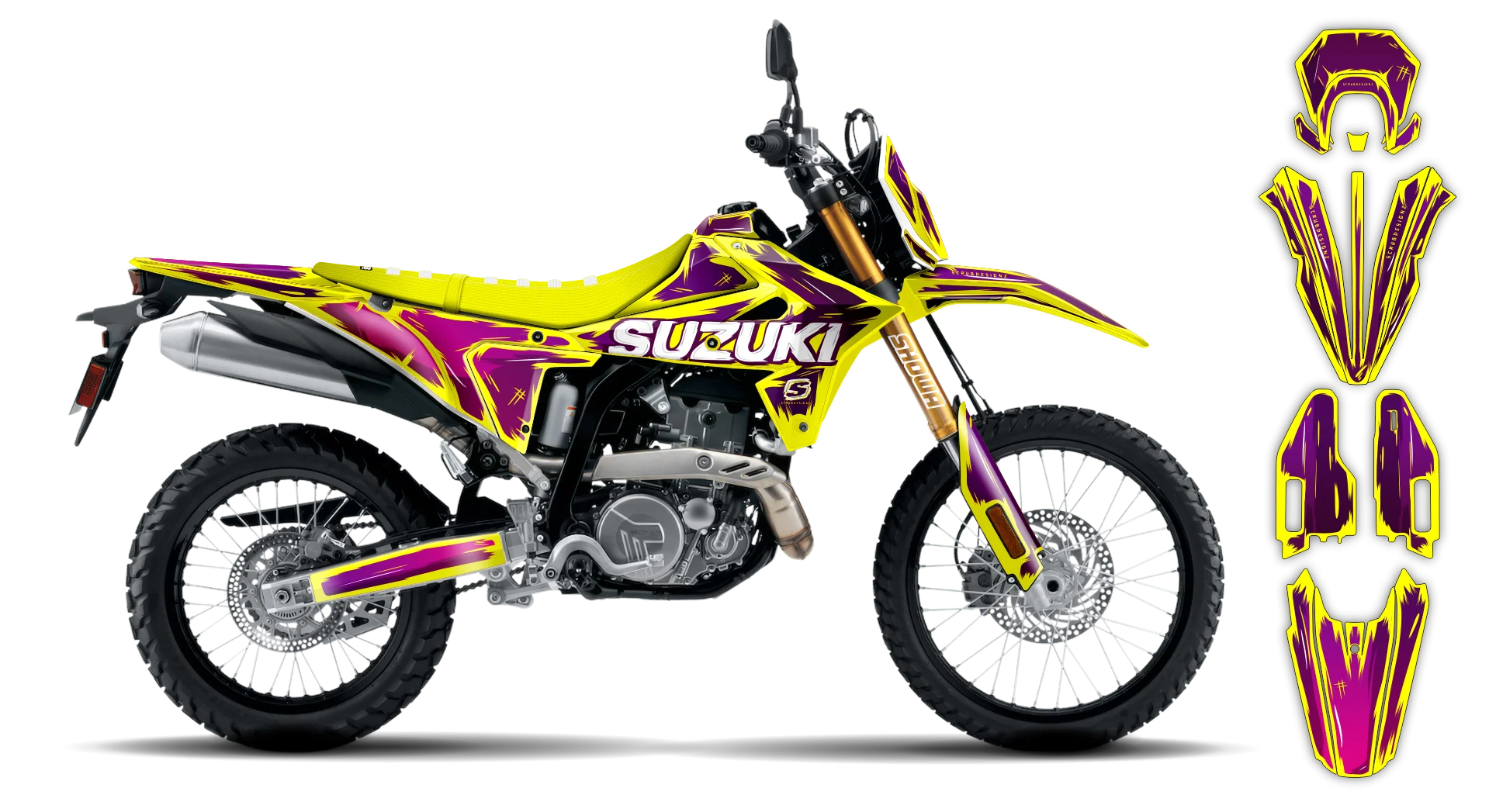Graphics Kit - Suzuki - DR-Z4S Enduro - 2025-2026 - Artlex - R6