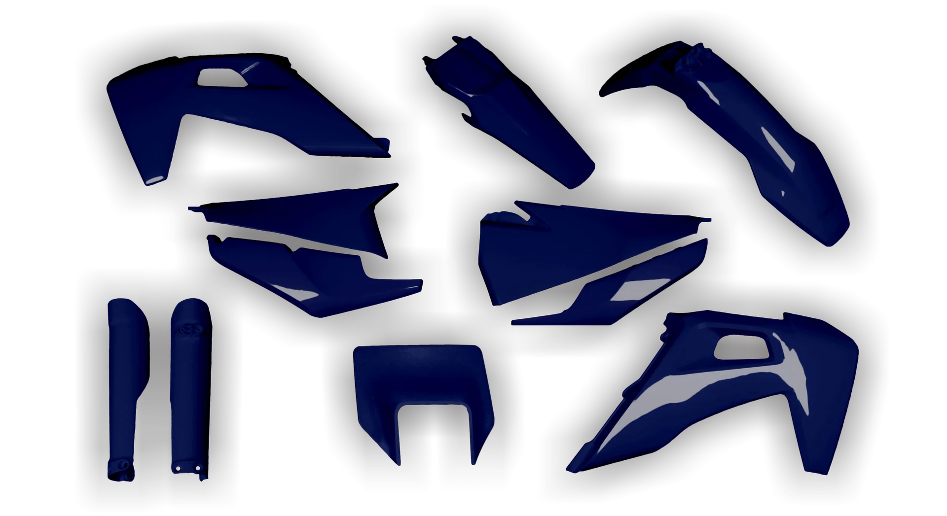 Plastics Kit - Husqvarna 14-> TE-FE Series - 2020-2023 - Full Kit - Dark Blue