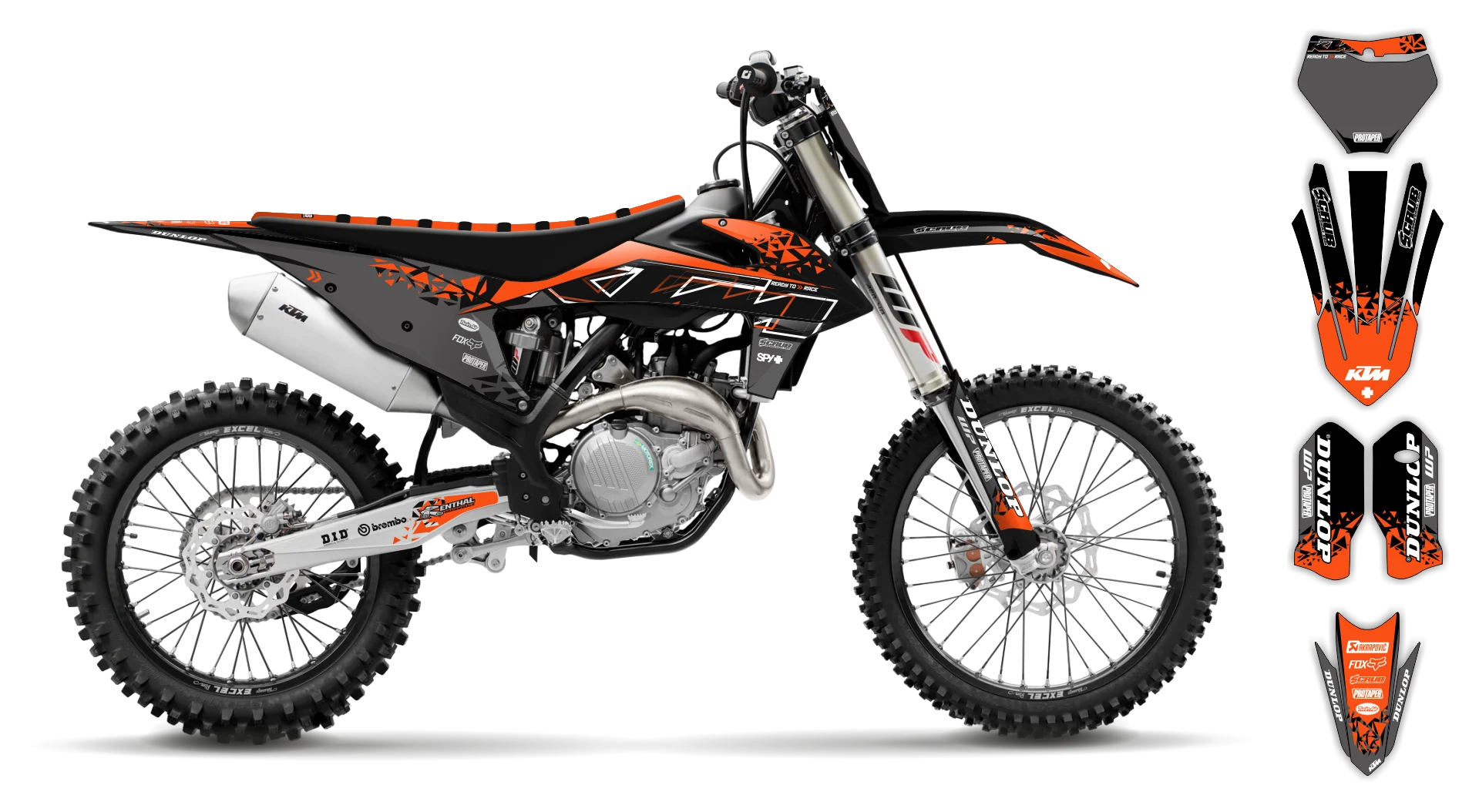 Graphics Kit - KTM - SX SX-F / XC XC-F - 2019-2022 - K6 - R5