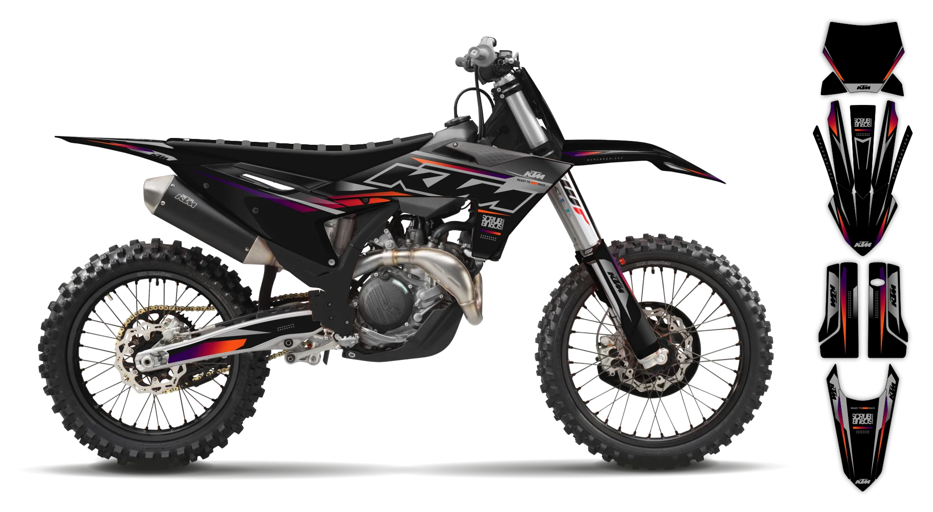 Graphics Kit - KTM - SX SX-F / XC XC-F - 2023-2024 - K-SE1127 - ST