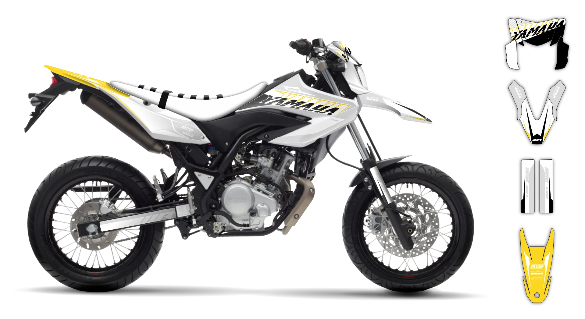 Graphics Kit - Yamaha - WR 125X - 2009-2022 - SE1110 - R3