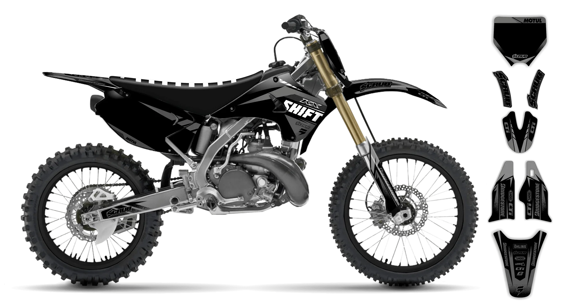 Graphics Kit - Kawasaki - KX 500 - 1989-1993 - Ragnar - R3