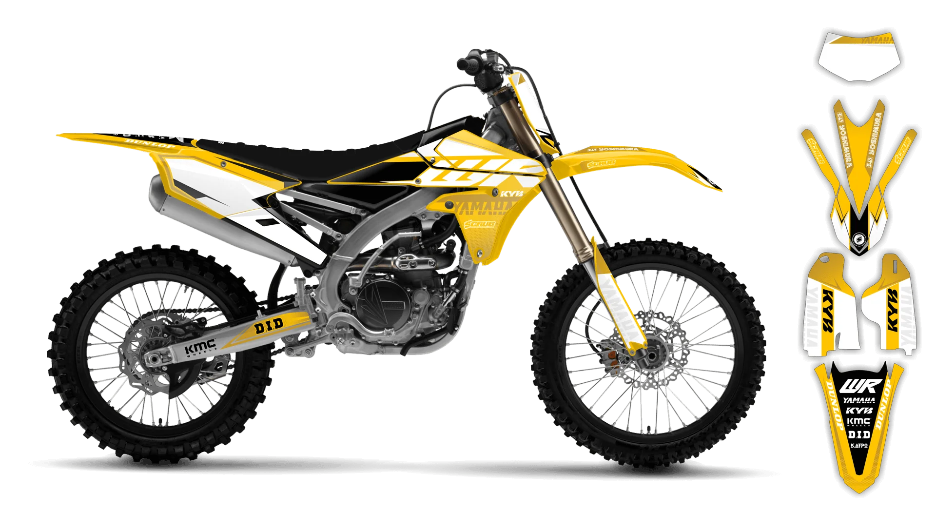 Graphics Kit - Yamaha - WR450F - 2016-2018 - Discovery - R4