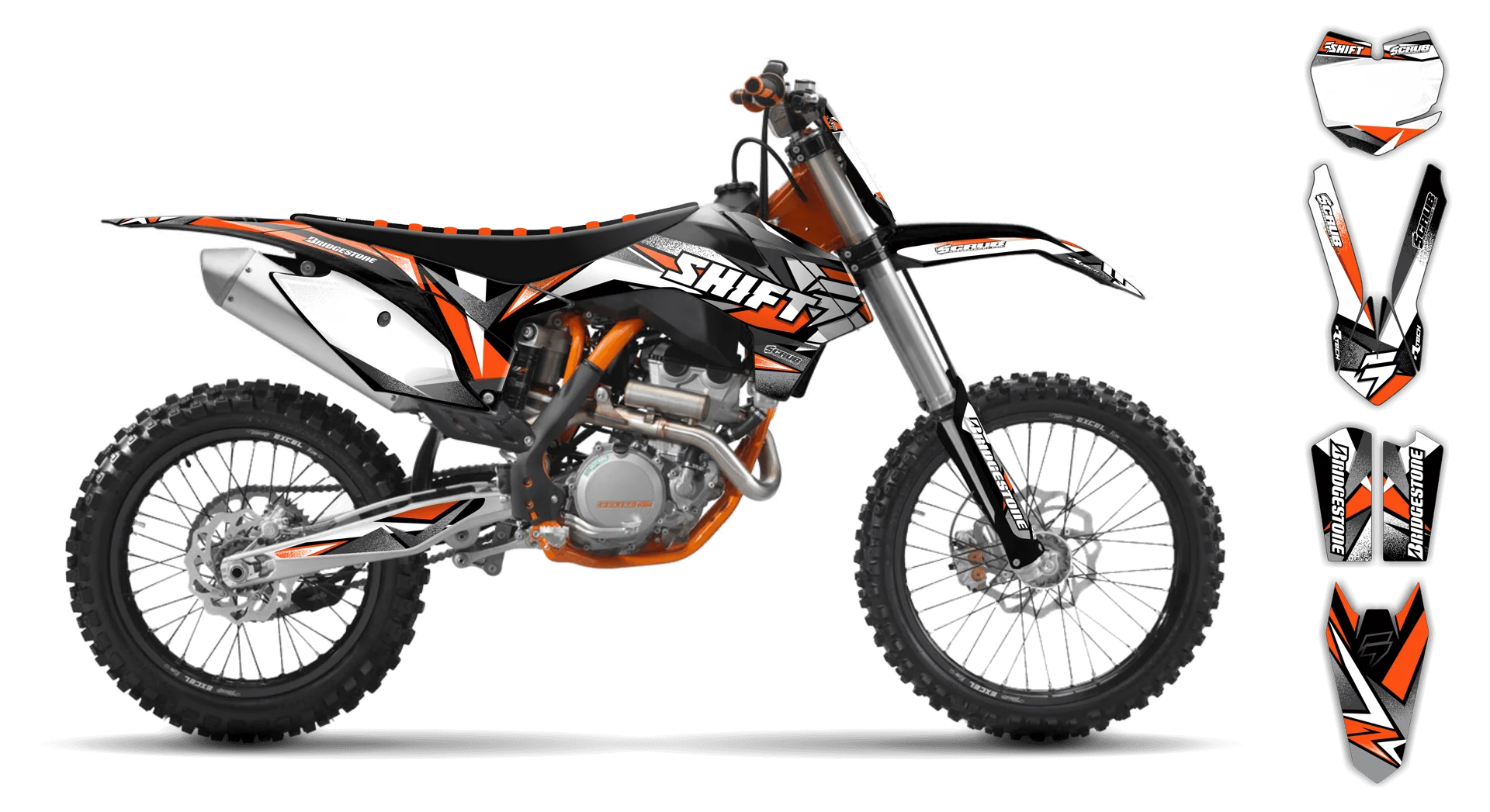 Graphics Kit - KTM - SMR Series - 2005-2007 - X-Rut - R3