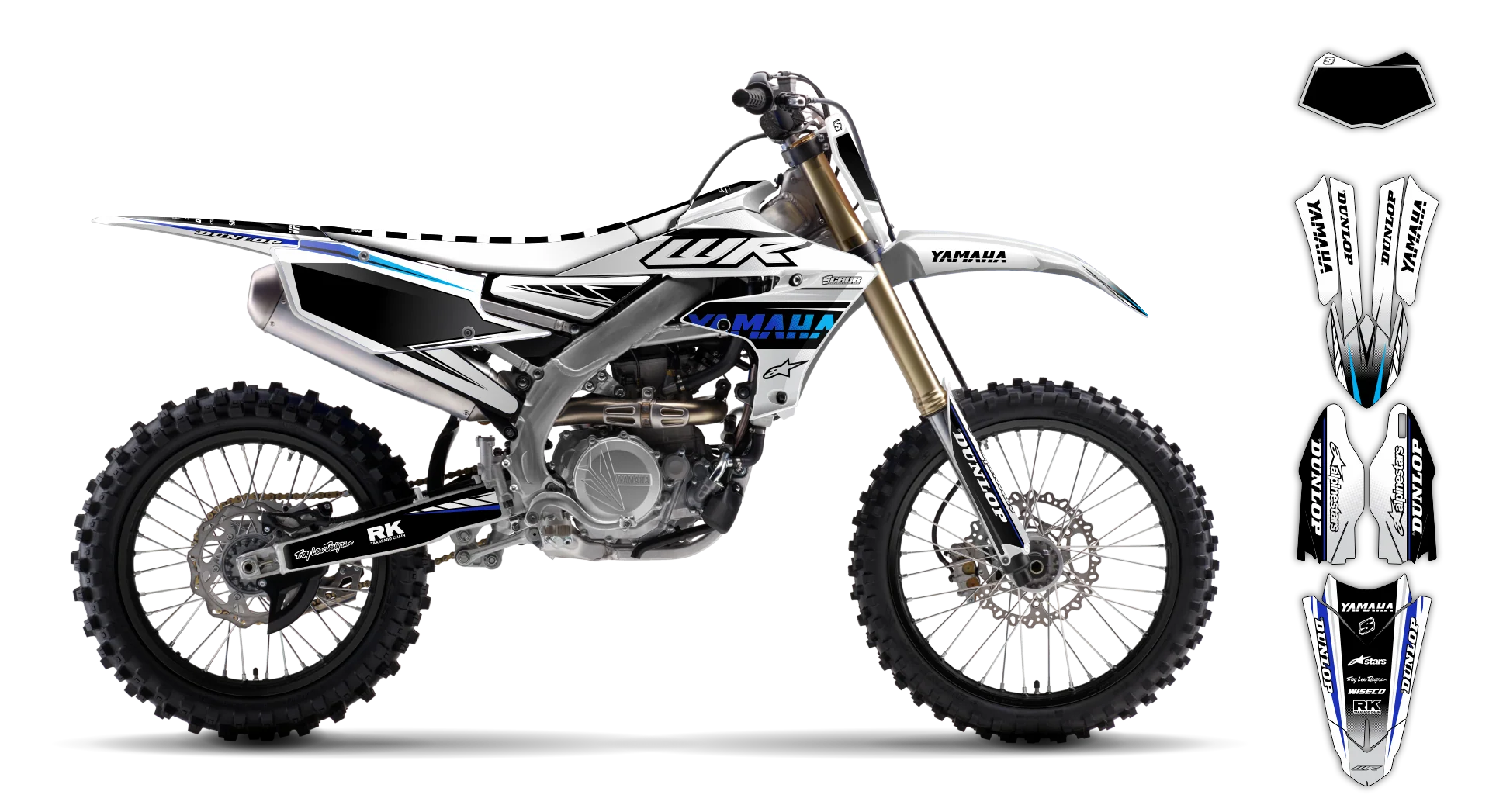 Graphics Kit - Yamaha - WR450F - 2024-2025 - Boognish - R1