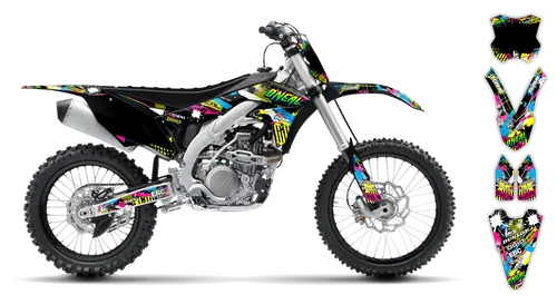 Graphics Kit - Kawasaki - KX 250F - 2017-2020 - H2 - ST