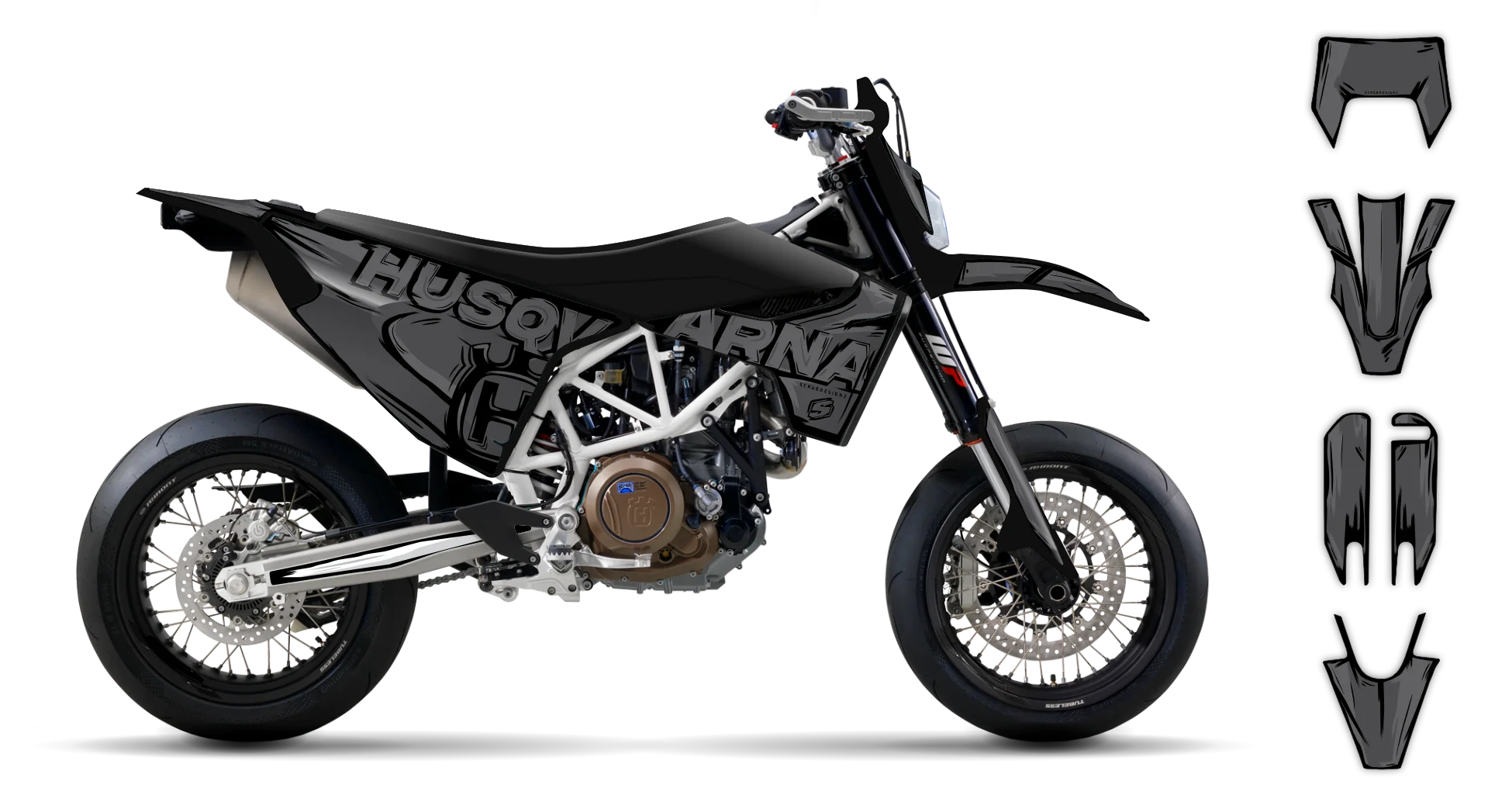 Graphics Kit - Husqvarna 14-> EN 701 - 2016-2024 - Artlex - R1